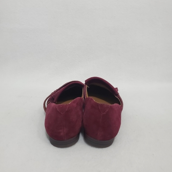 G.H. Bass & Co Burgundy Harlow Flats - Picture 4 of 6